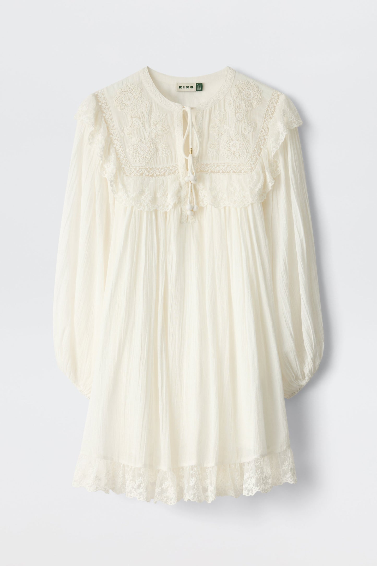 Inez - Lilly Embroidery Ivory