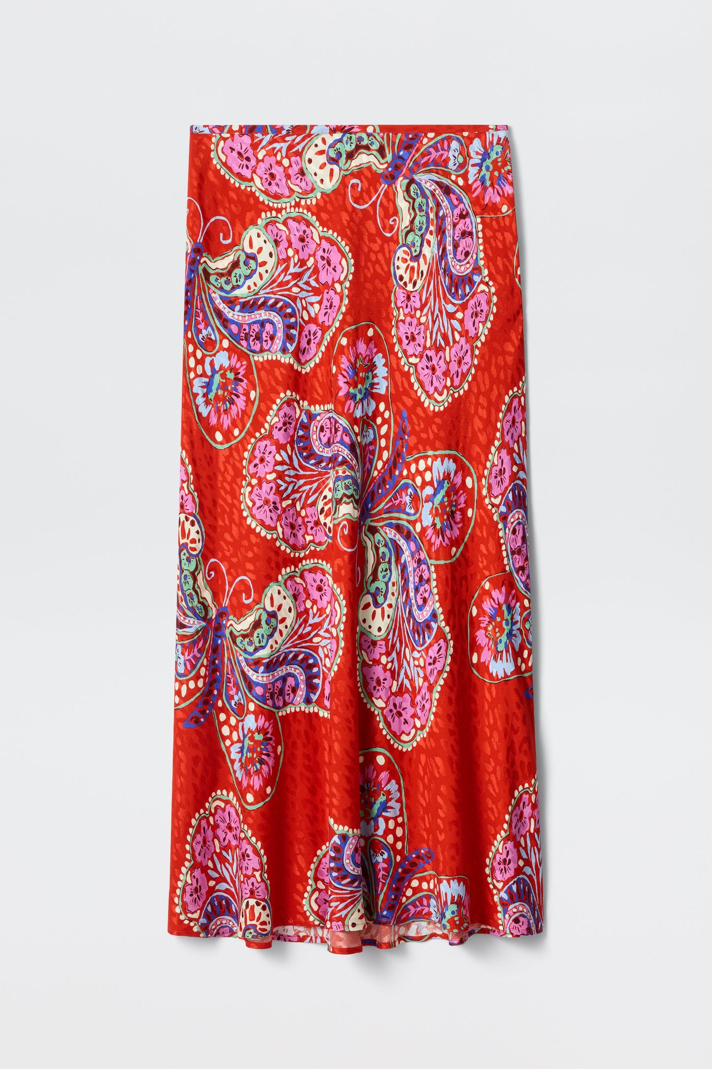 Kelly - Butterfly Bloom Jacquard Red