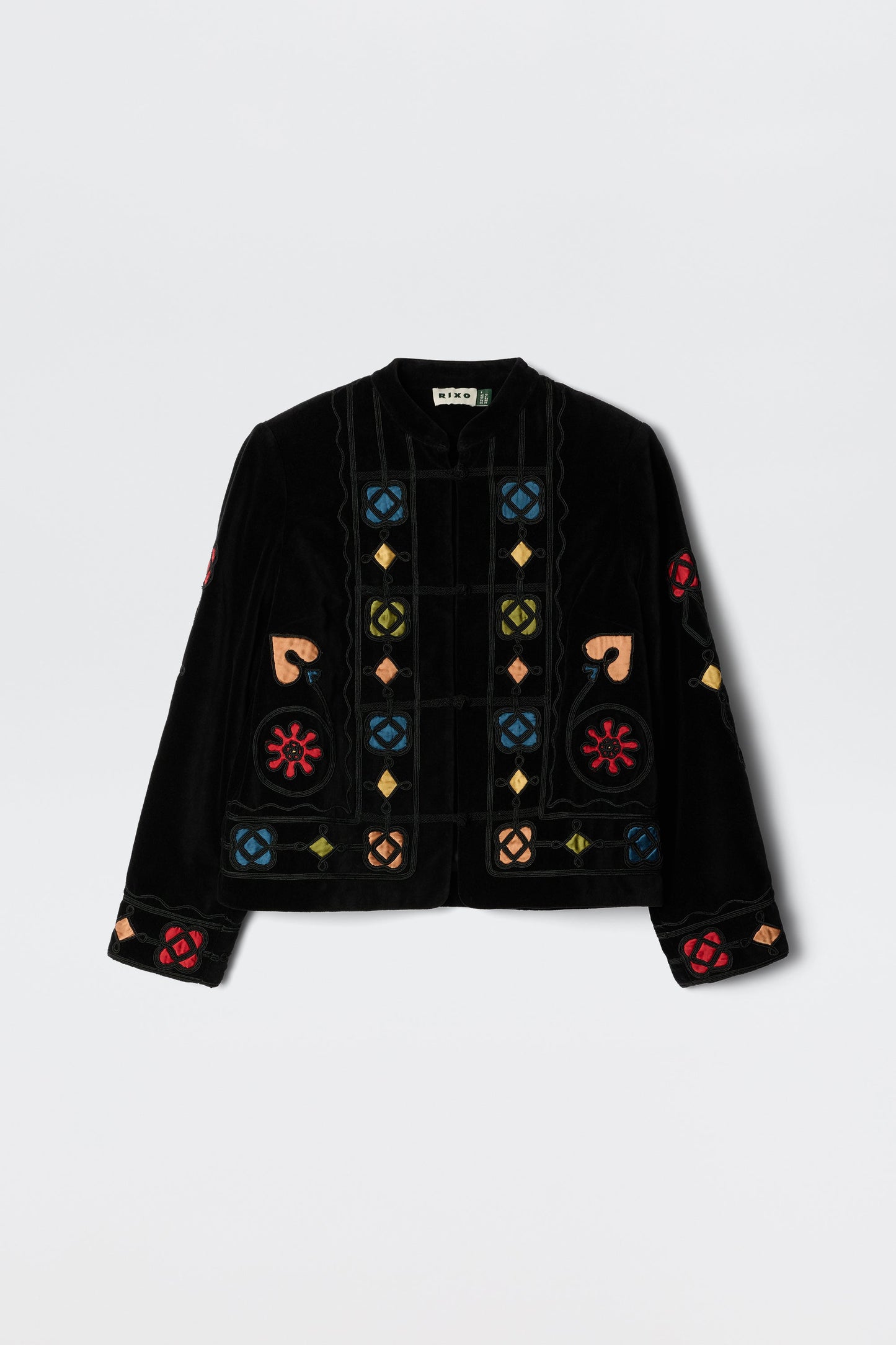 Viktoria - Serino Applique Black