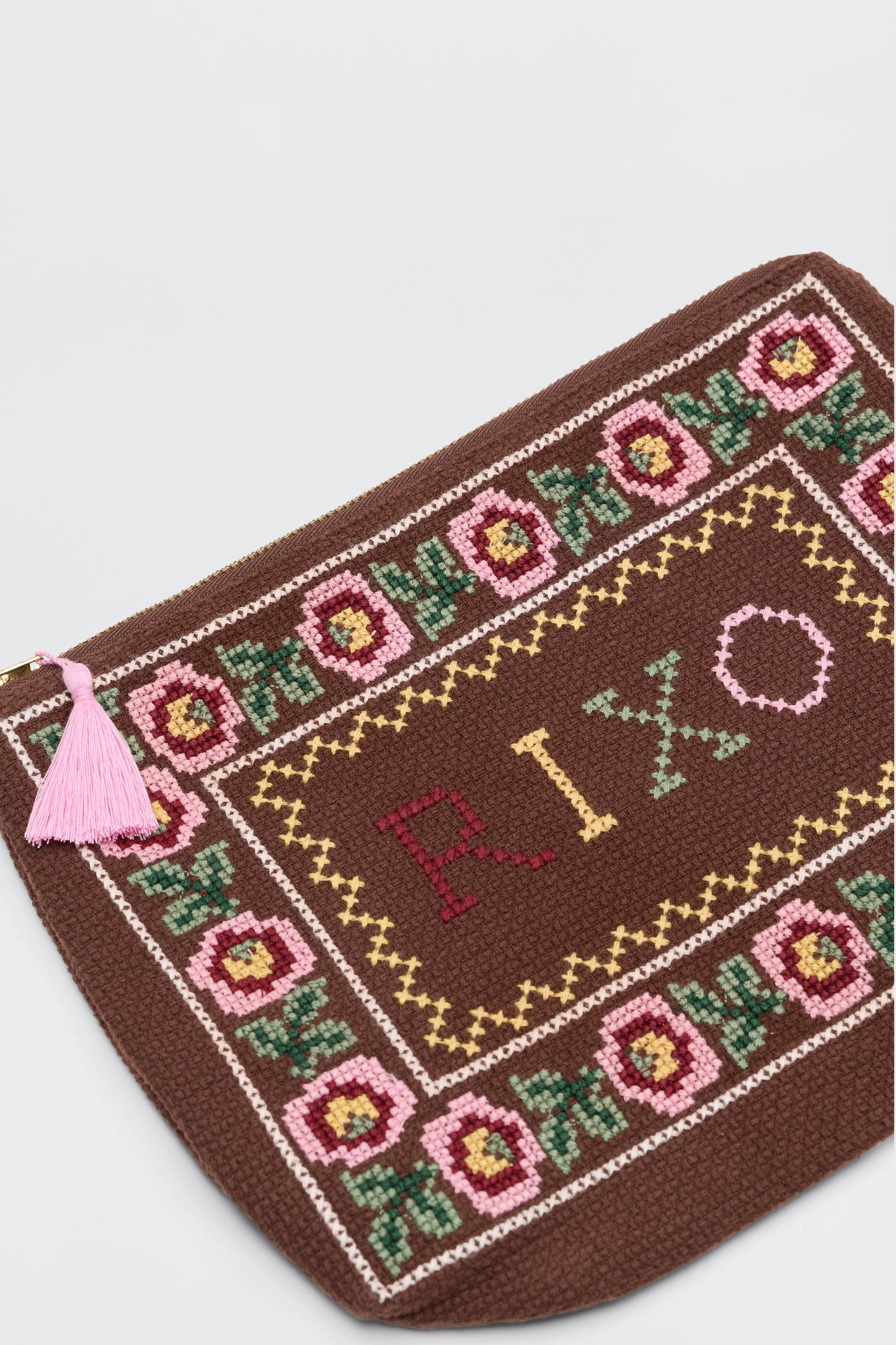 Reiko - Rosalia Cross Stitch Embroidery Brown