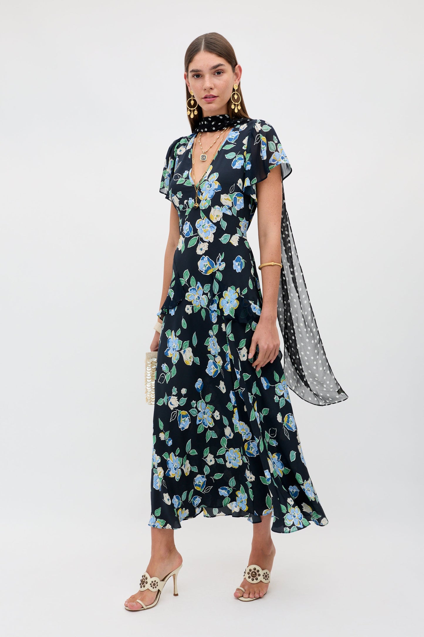 Evie -  Kimmie Floral Navy