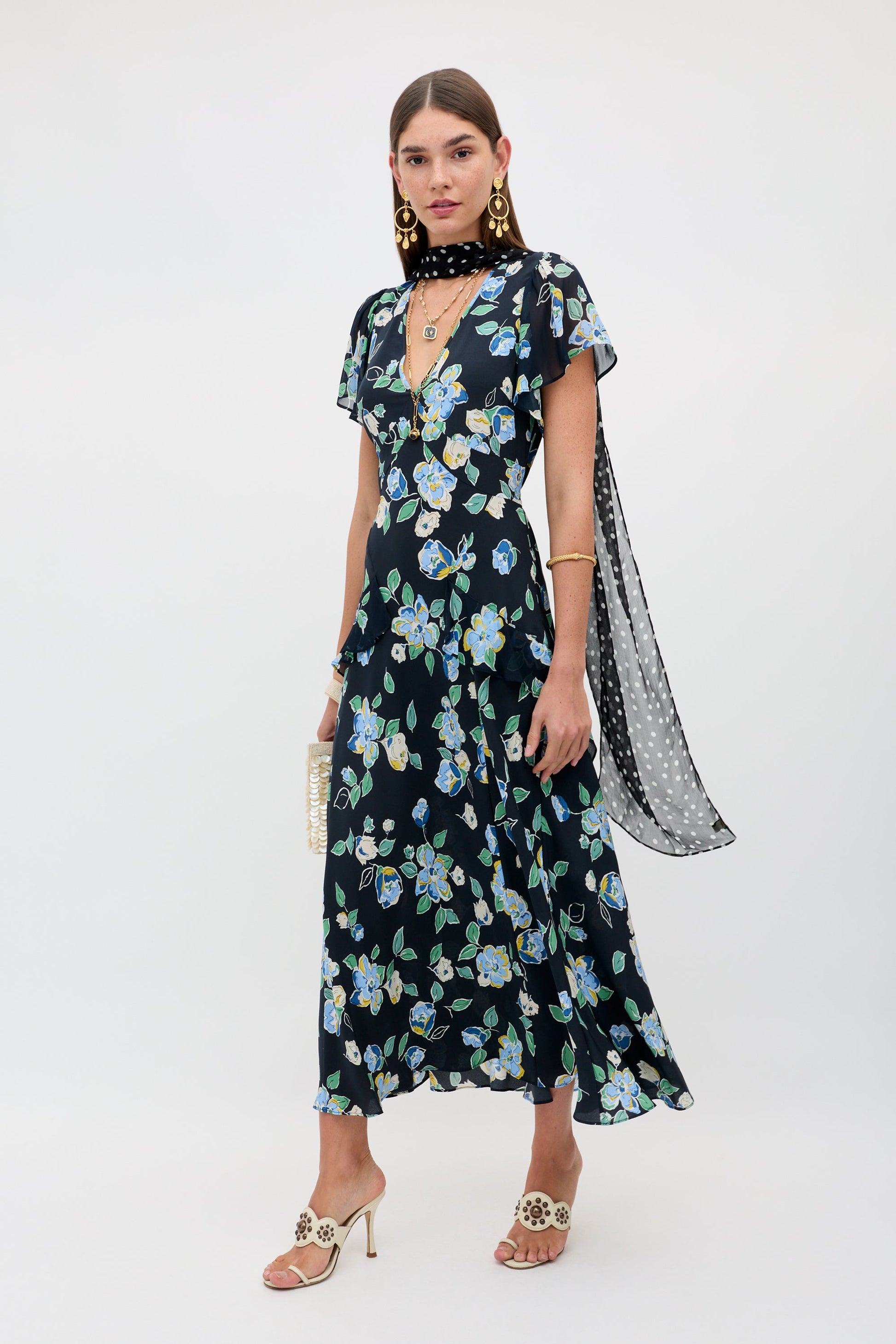 Evie -  Kimmie Floral Navy