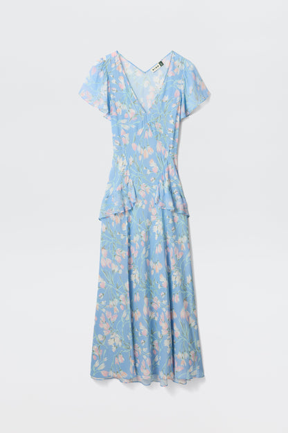 Evie -  Watercolour Floral Blue