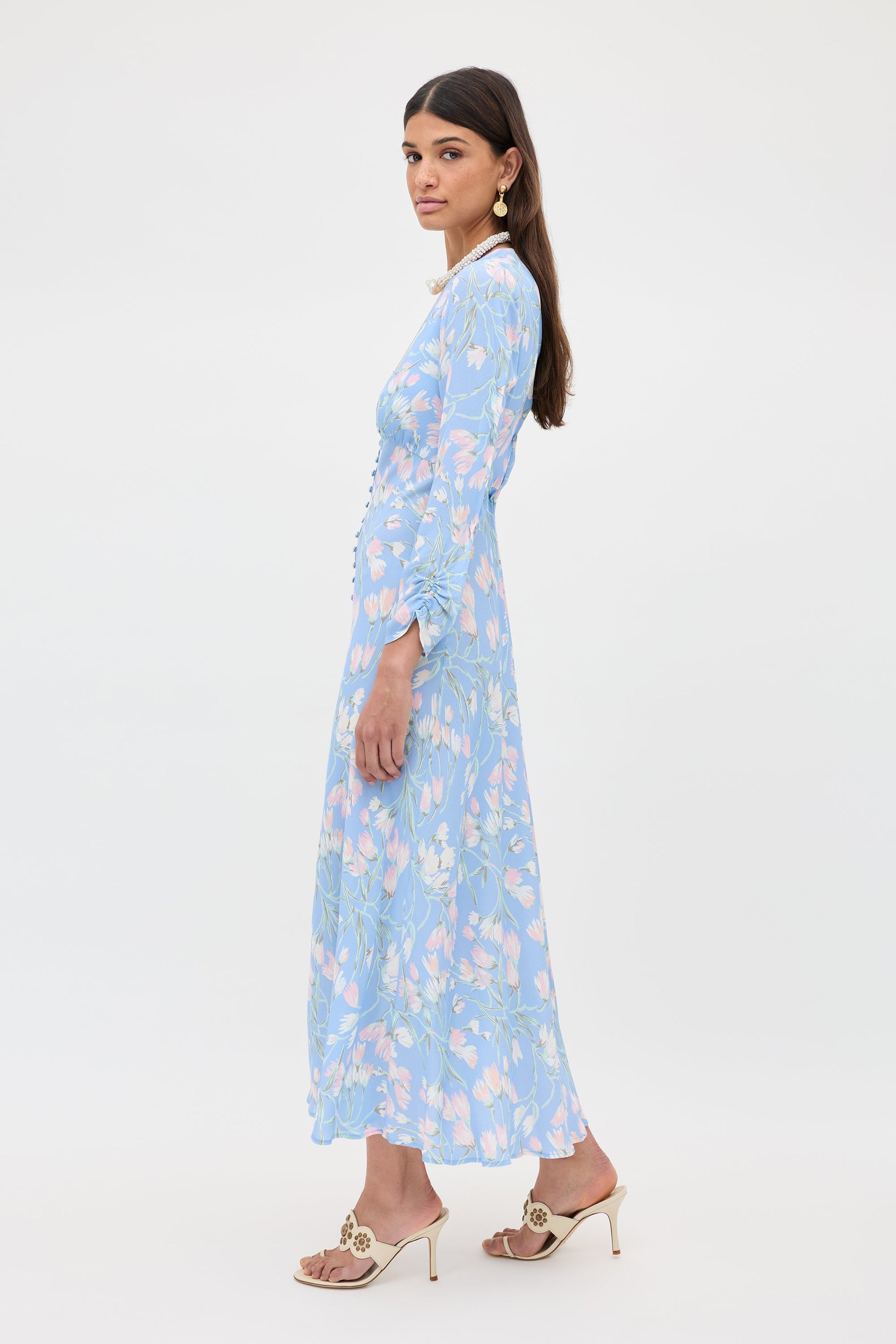 Katie -  Watercolour Floral Blue