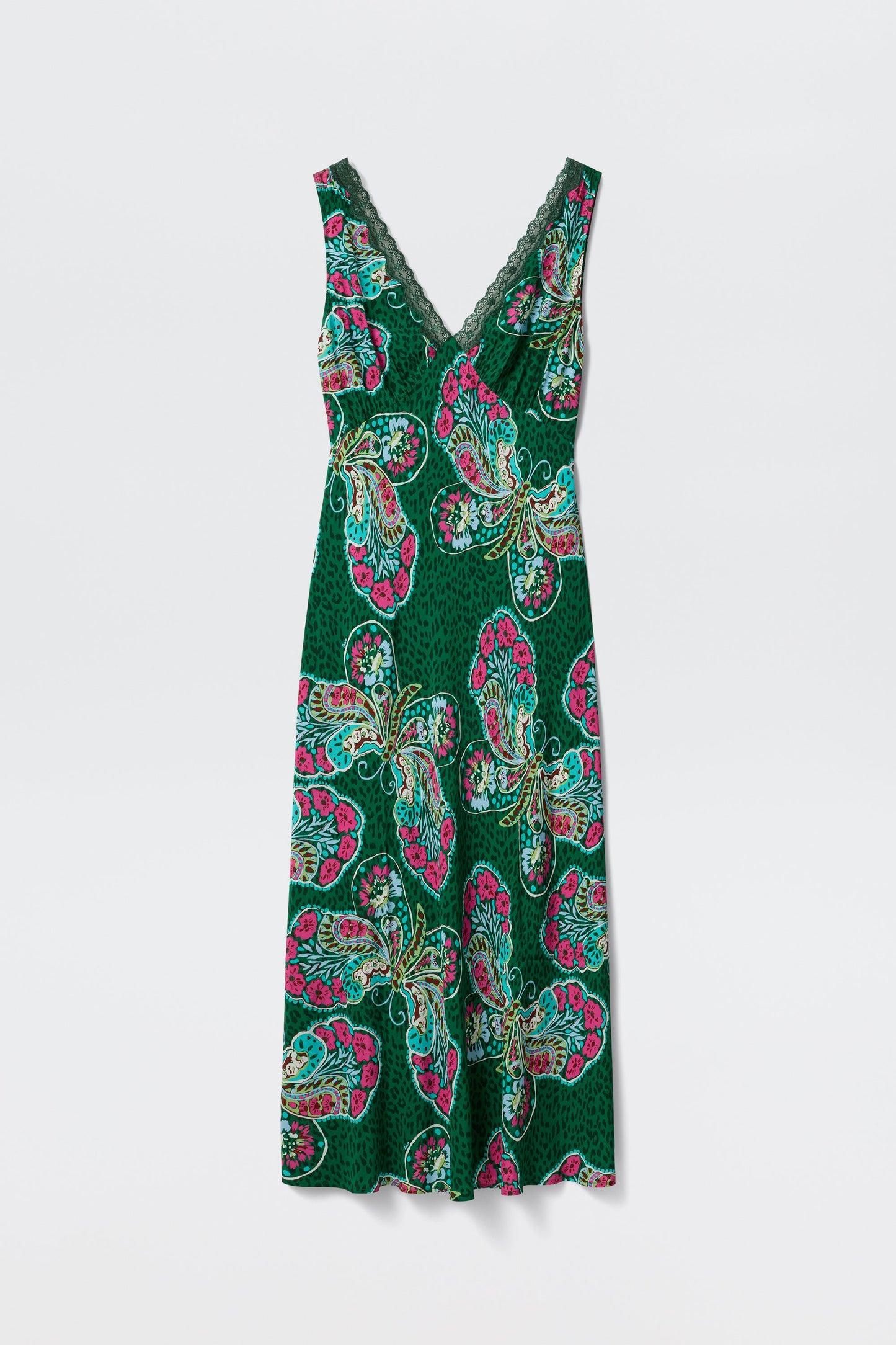 Sandrine - Butterfly Bloom Green