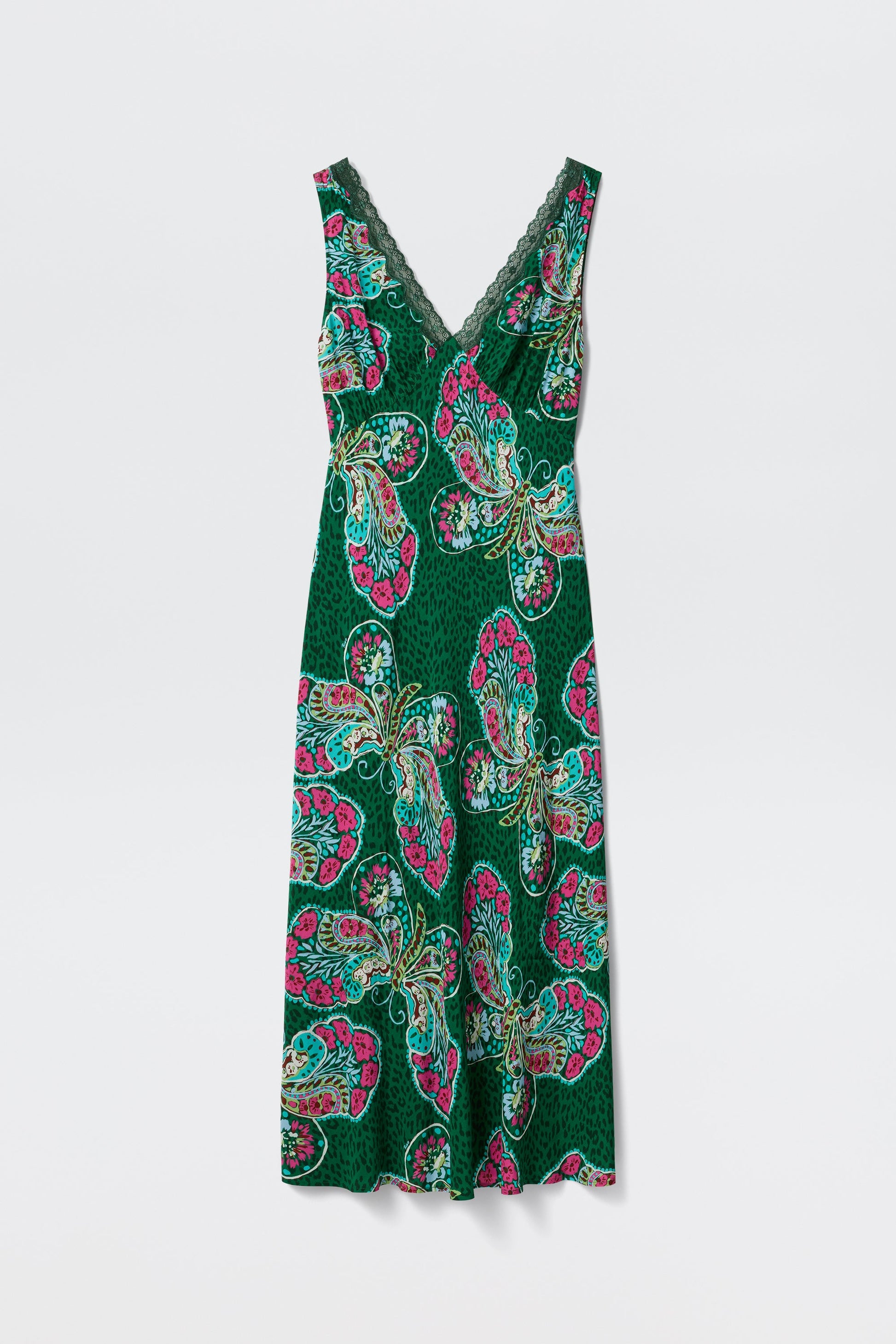 Sandrine - Butterfly Bloom Green