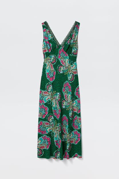 Sandrine - Butterfly Bloom Green