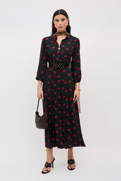 Izzy - Rose Spot Black