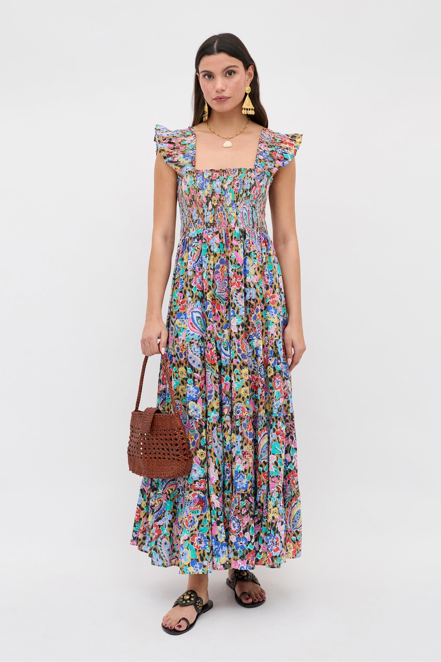 Kendall - Cara Floral Leopard Brown