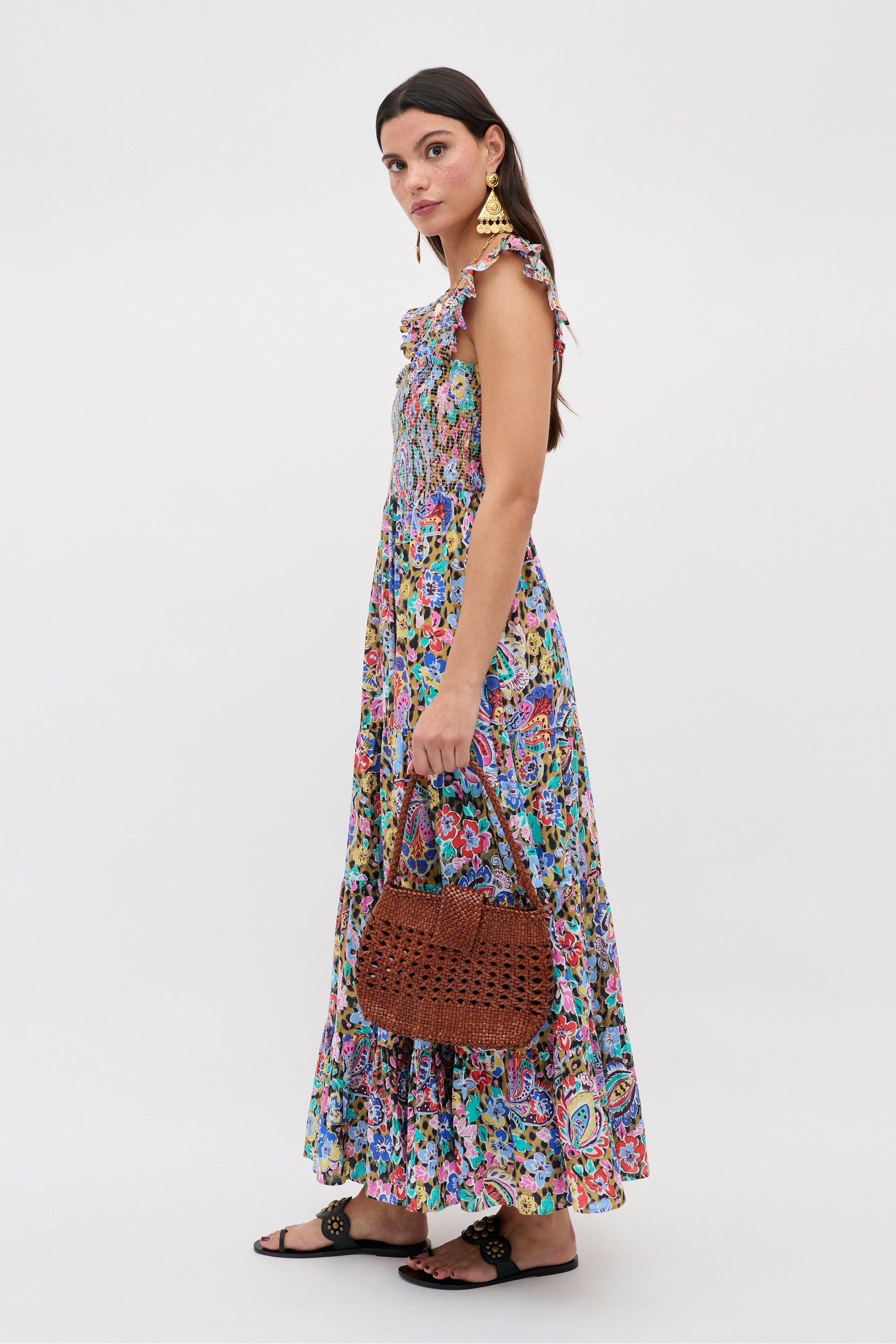 Kendall - Cara Floral Leopard Brown