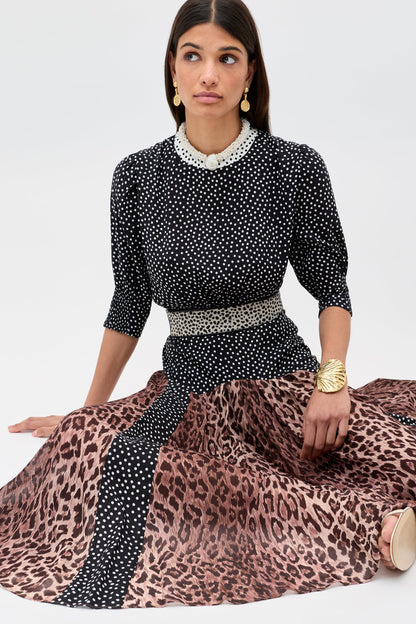 meg - leopard polka dot