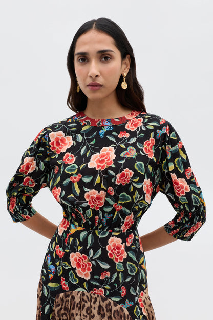 Meg - Mila Butterfly Mix Black