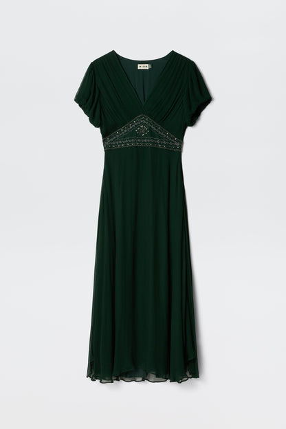 Corrine  -  Diana Embellishment Forest Green