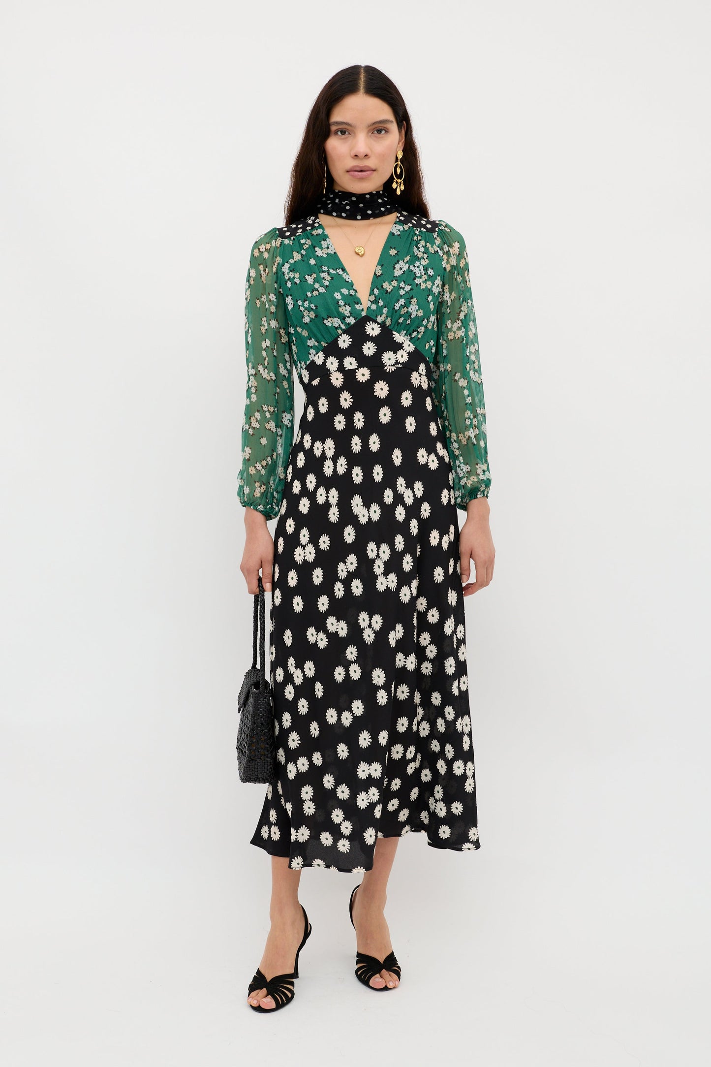 Kaila - City Floral Mix Olive