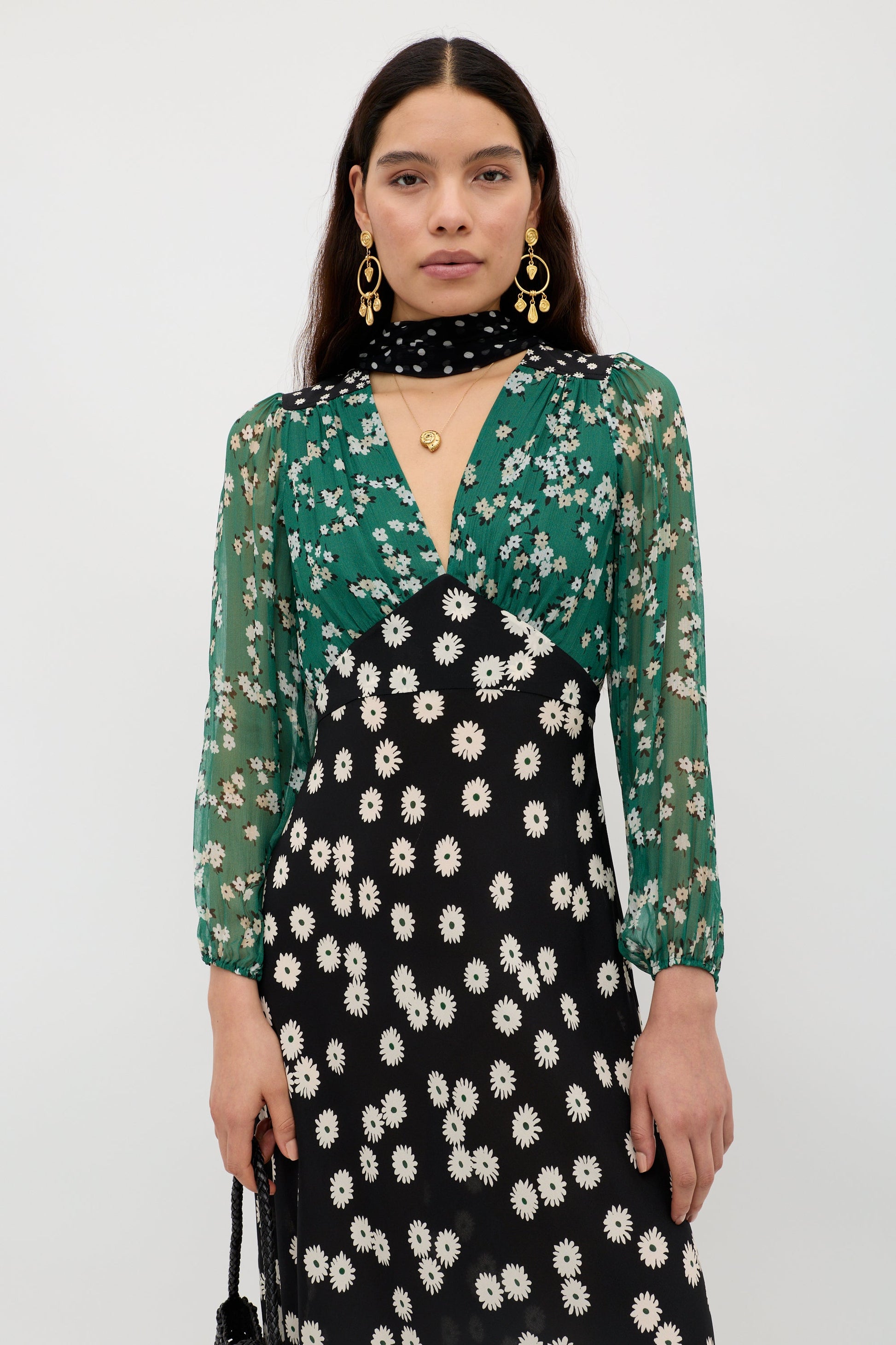 Kaila - City Floral Mix Olive