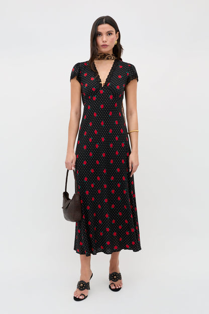 Clarice - Rose Spot Black