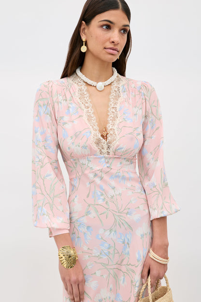 Emory -  Watercolour Floral Pink