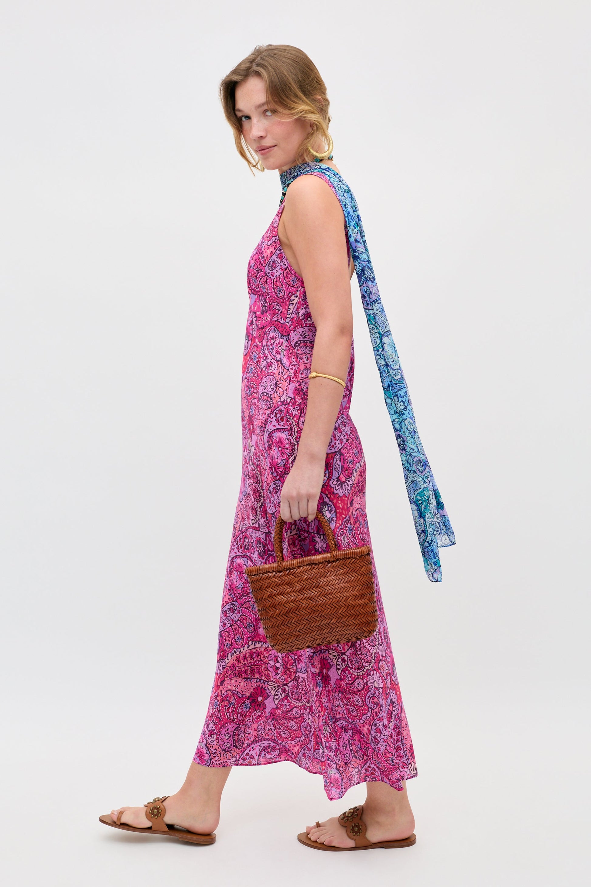 Bondi - Paisley Floral Red