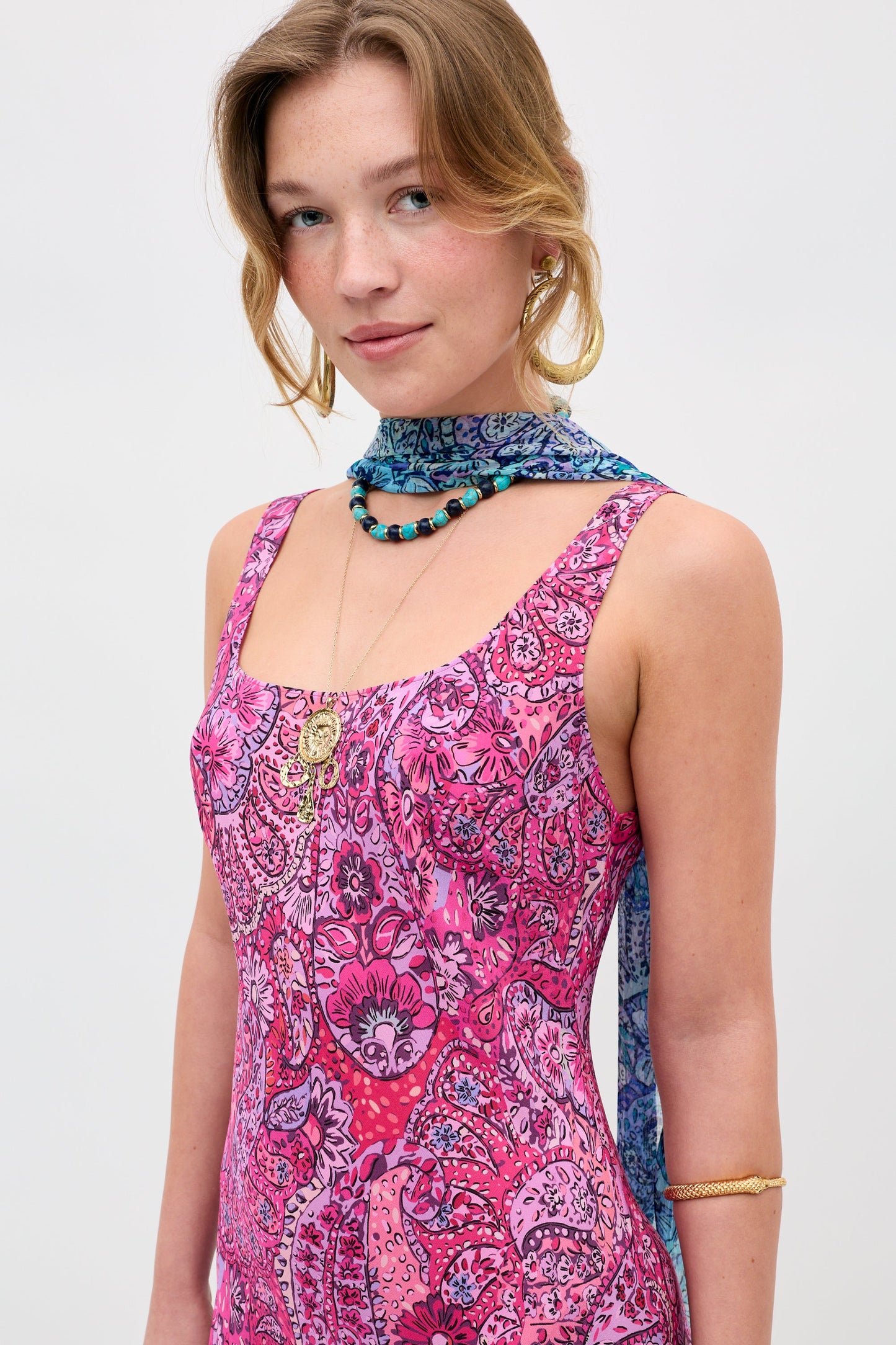 Bondi - Paisley Floral Red