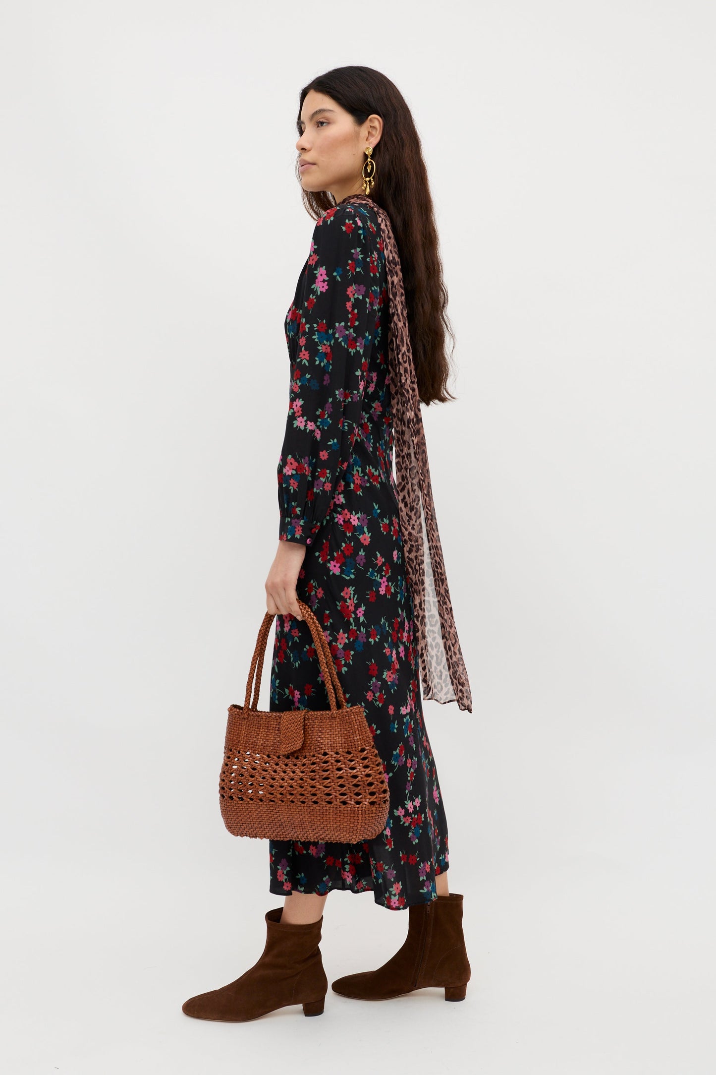 Mavis - City Floral Black