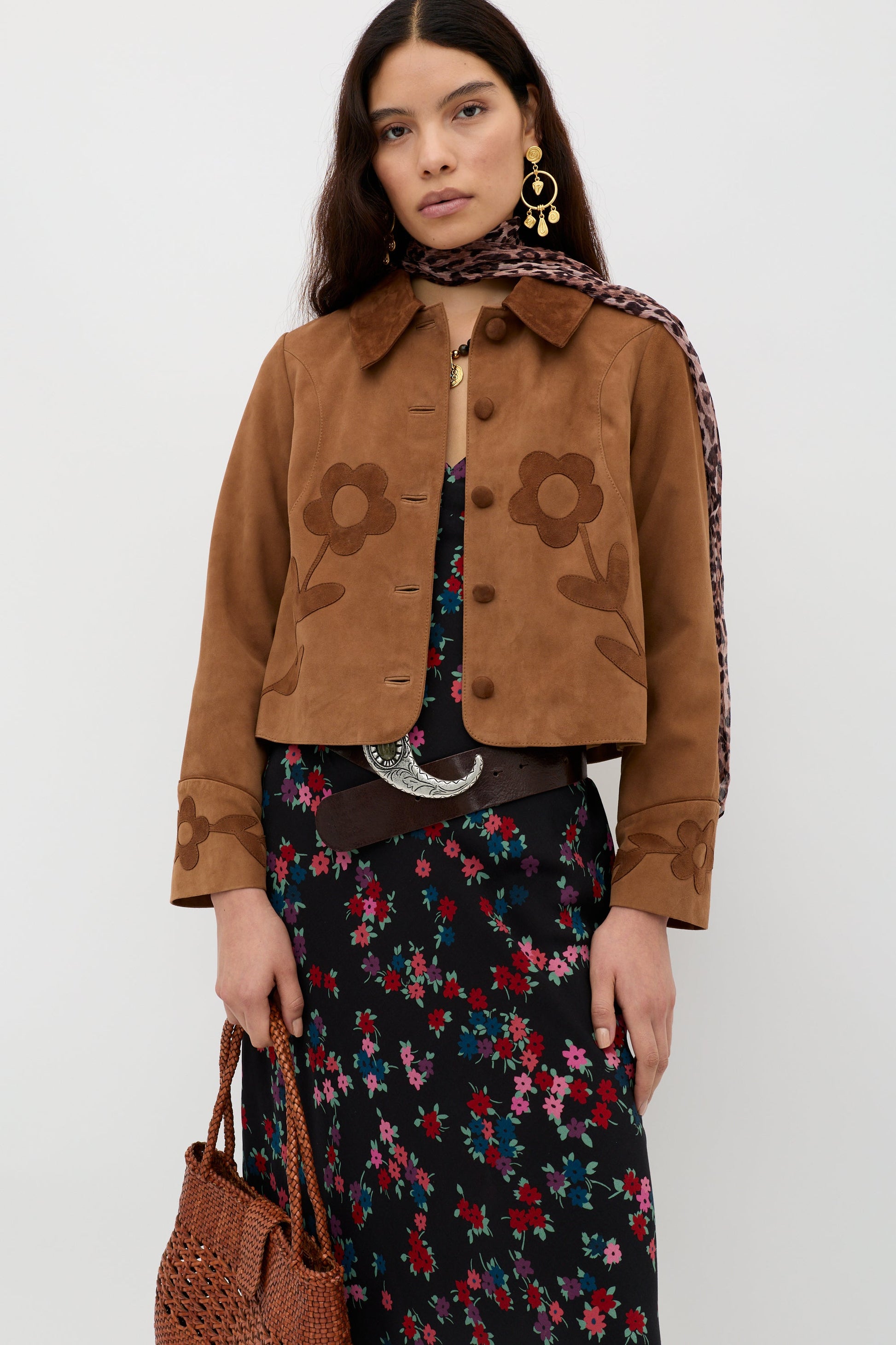 Mavis - City Floral Black
