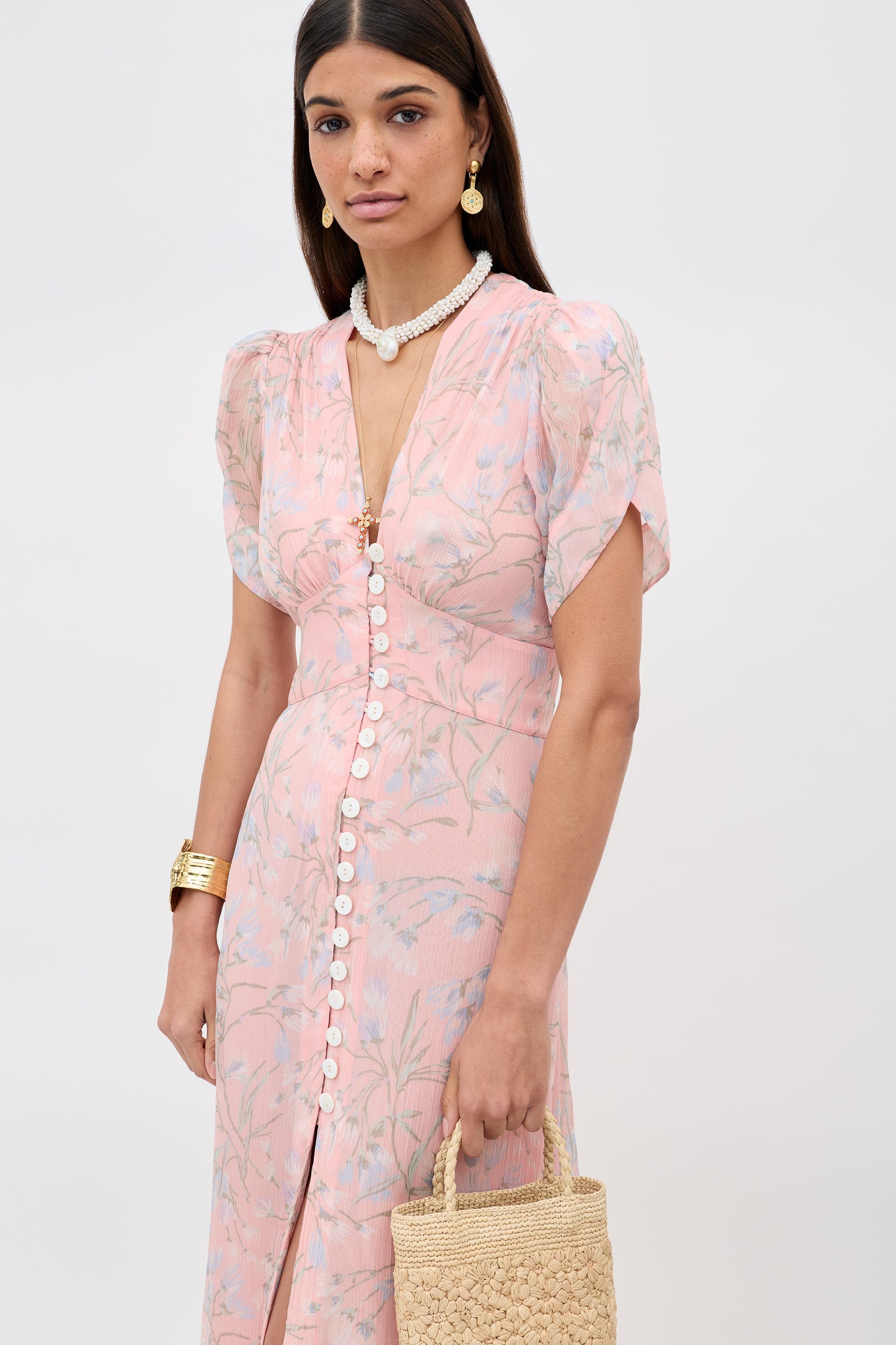 Novara -  Watercolour Floral Pink