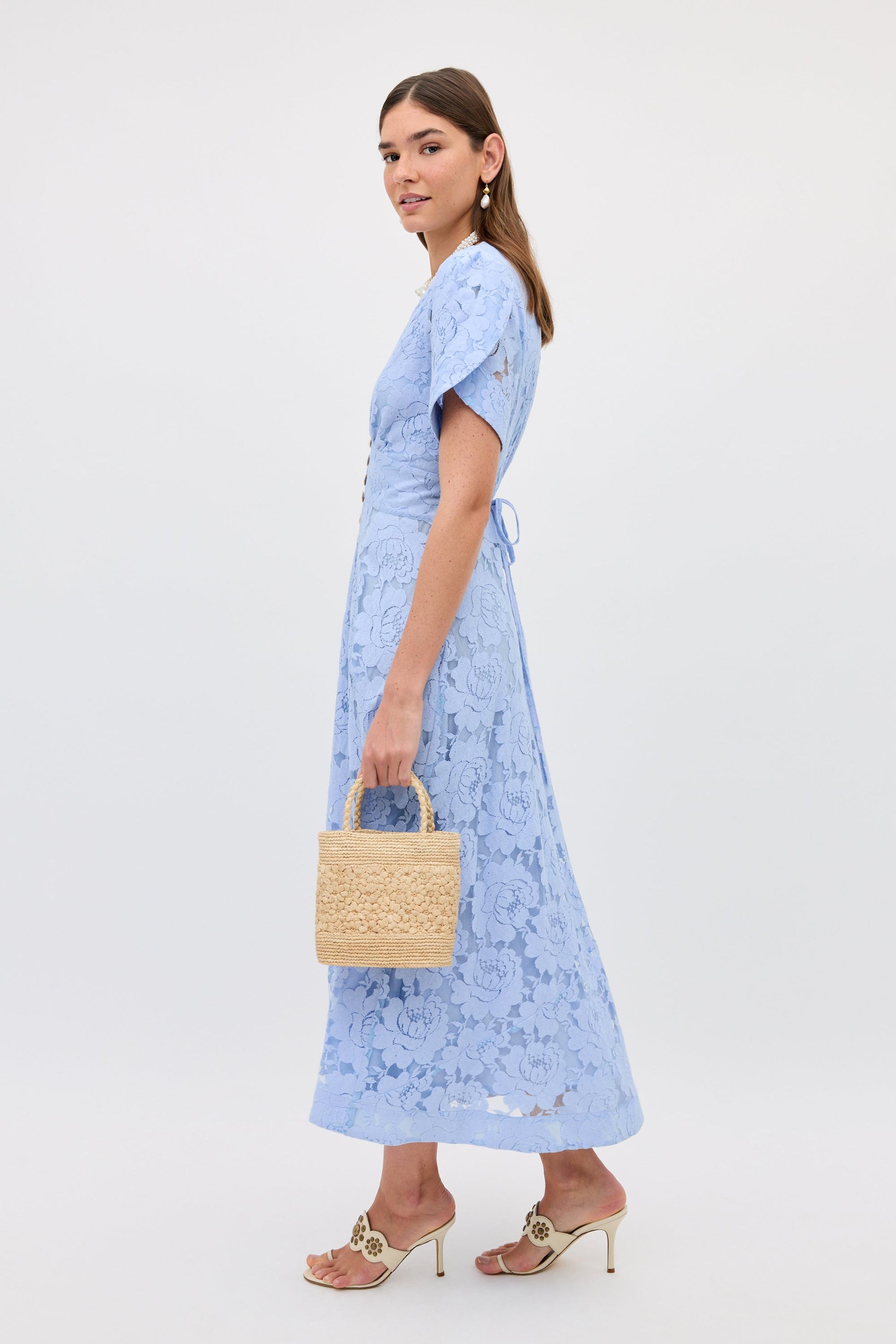 novara dress vintage blue