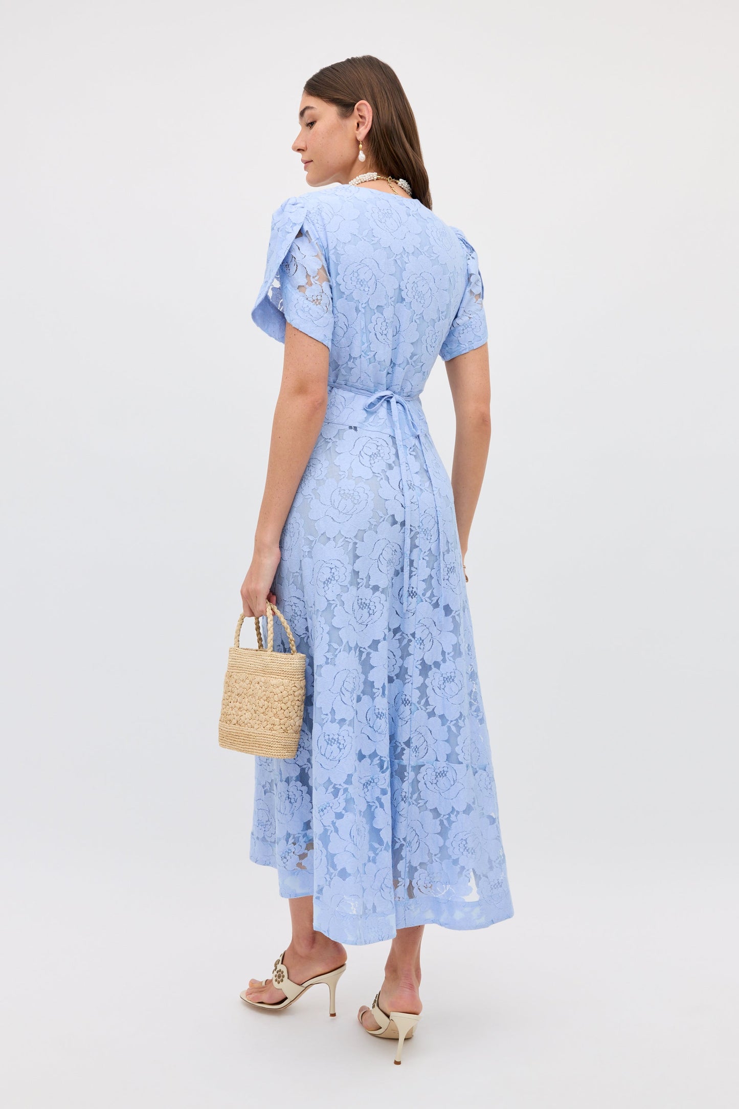 novara dress vintage blue