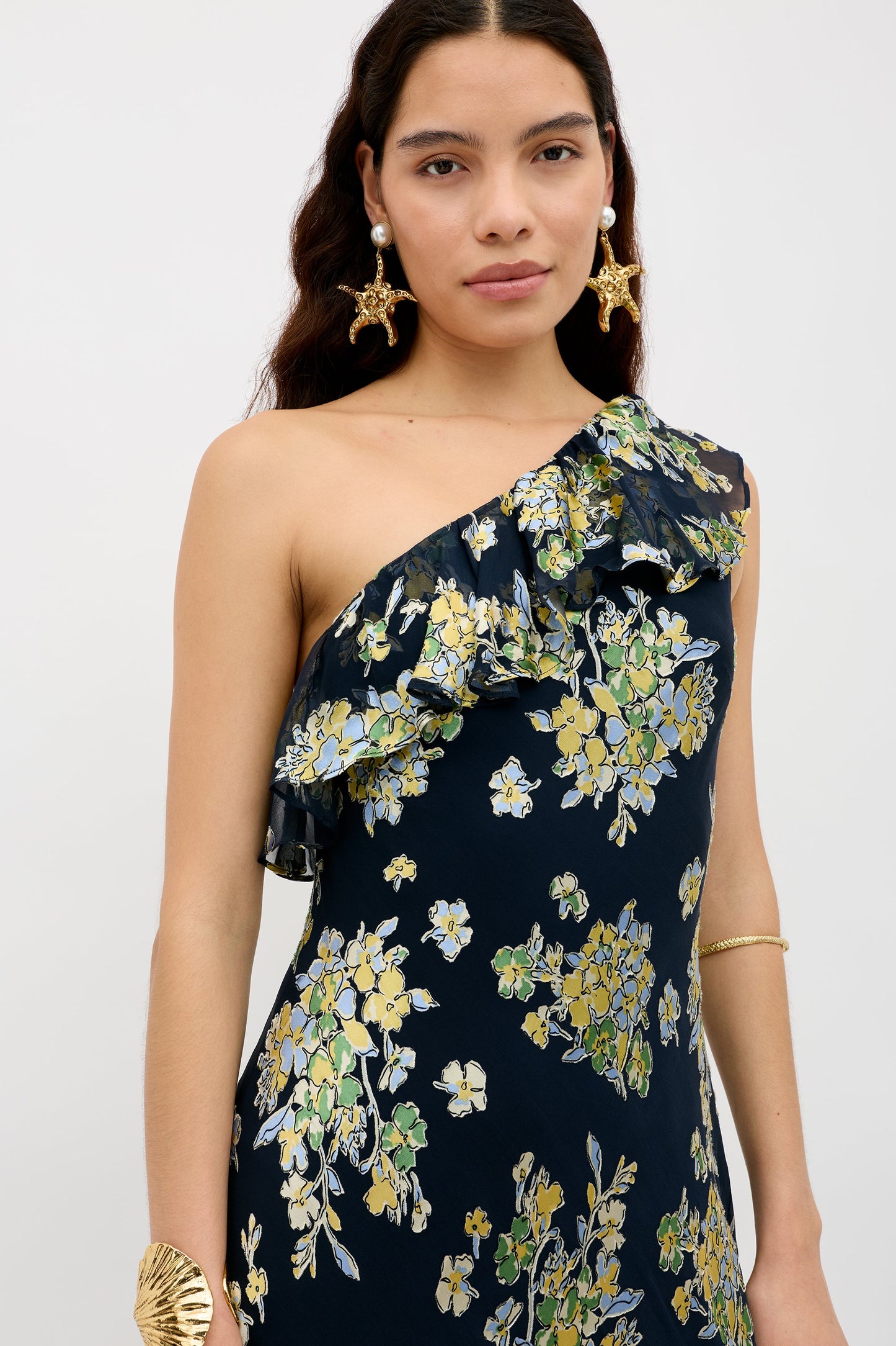Leon -  Bouquet Devoré Navy