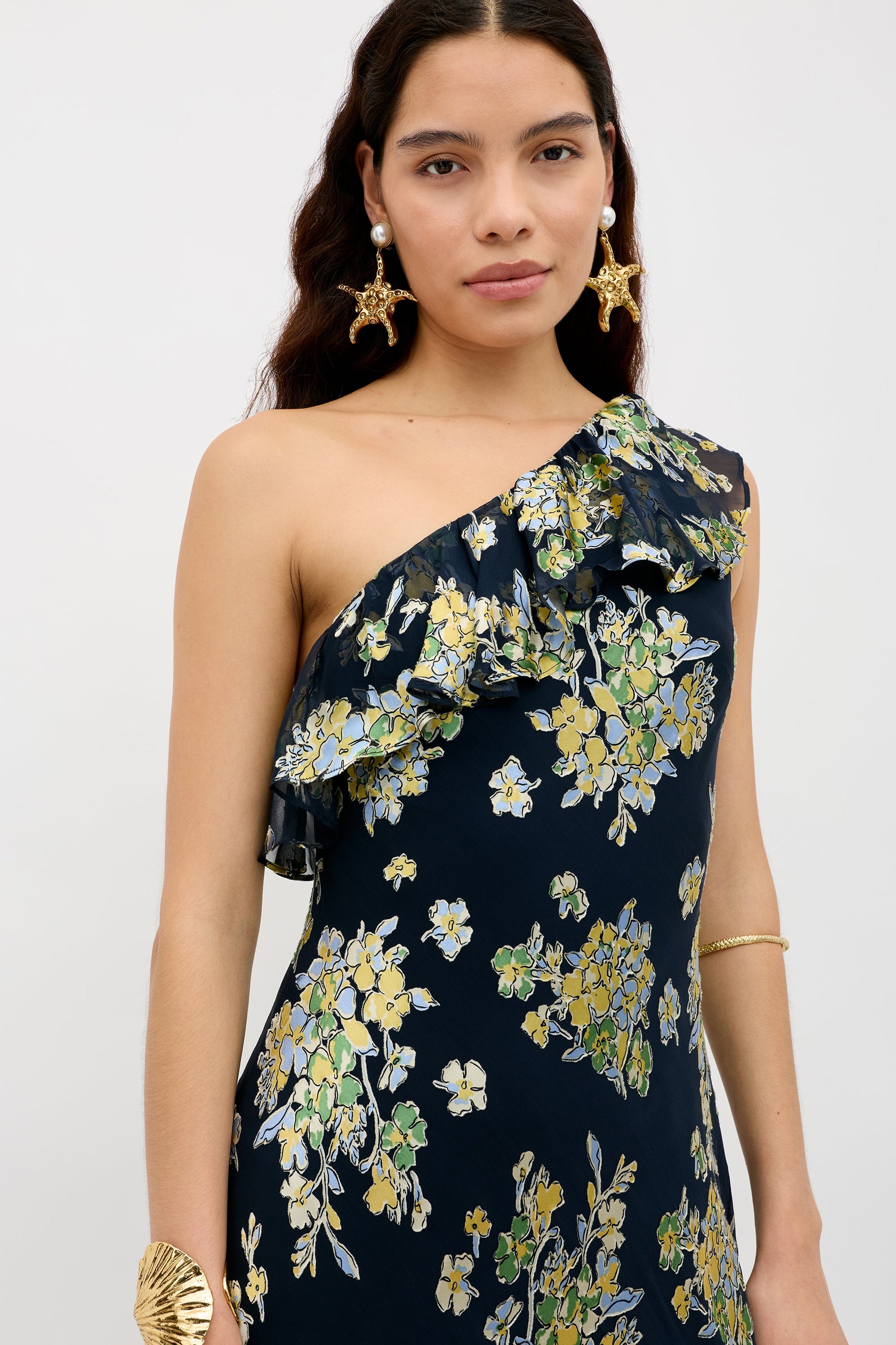 Leon -  Bouquet Devoré Navy