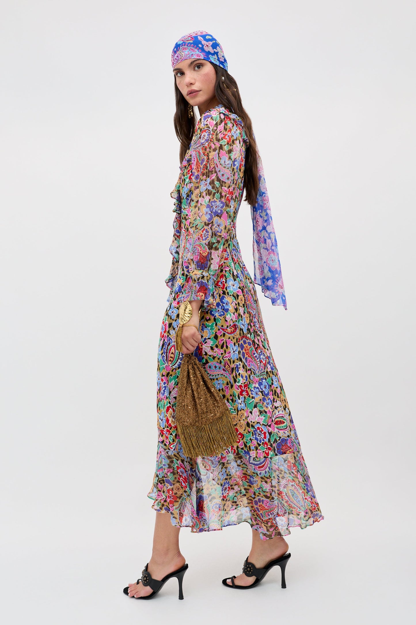 Gracye - Cara Floral Leopard Brown