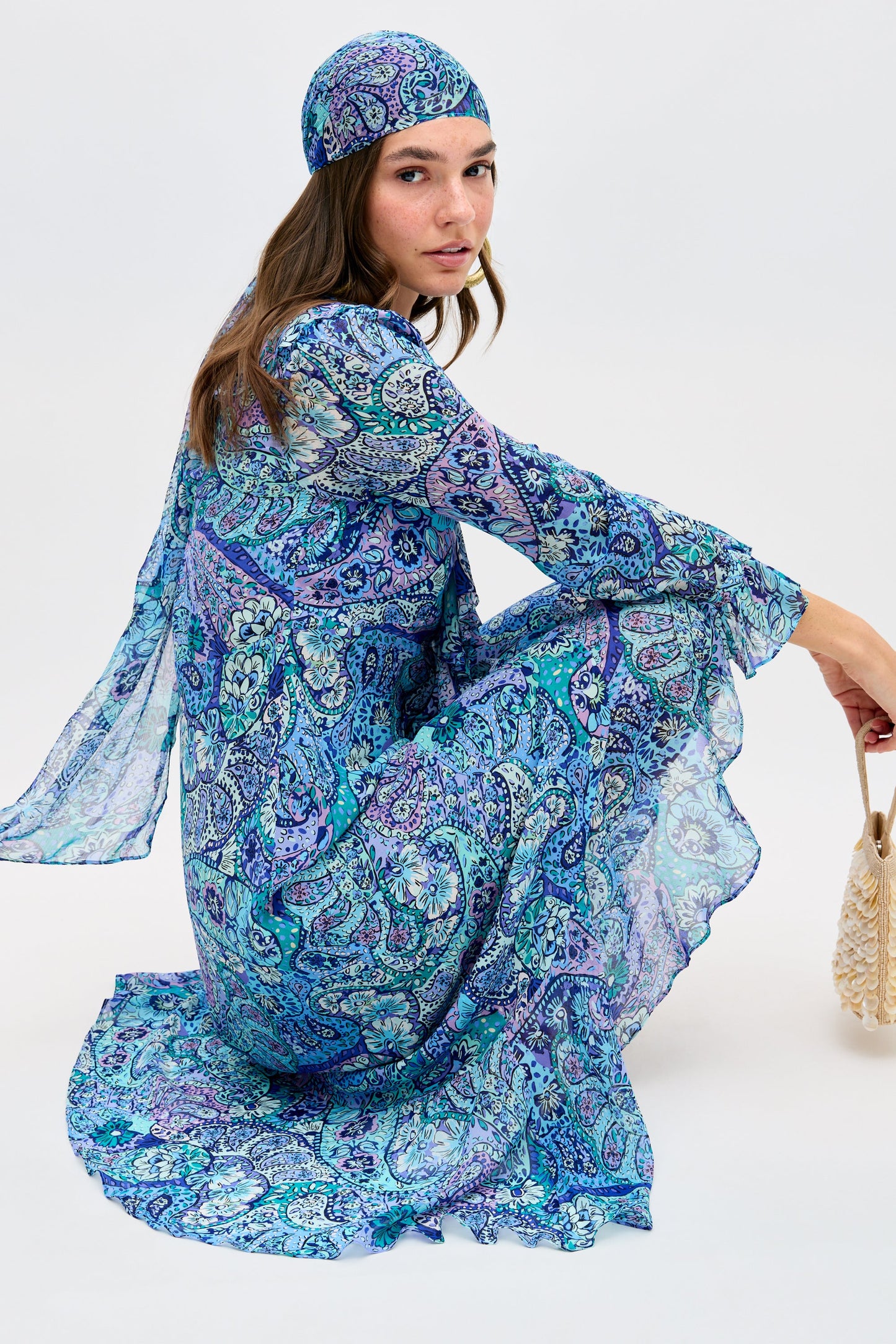 Gracye - Paisley Floral Blue