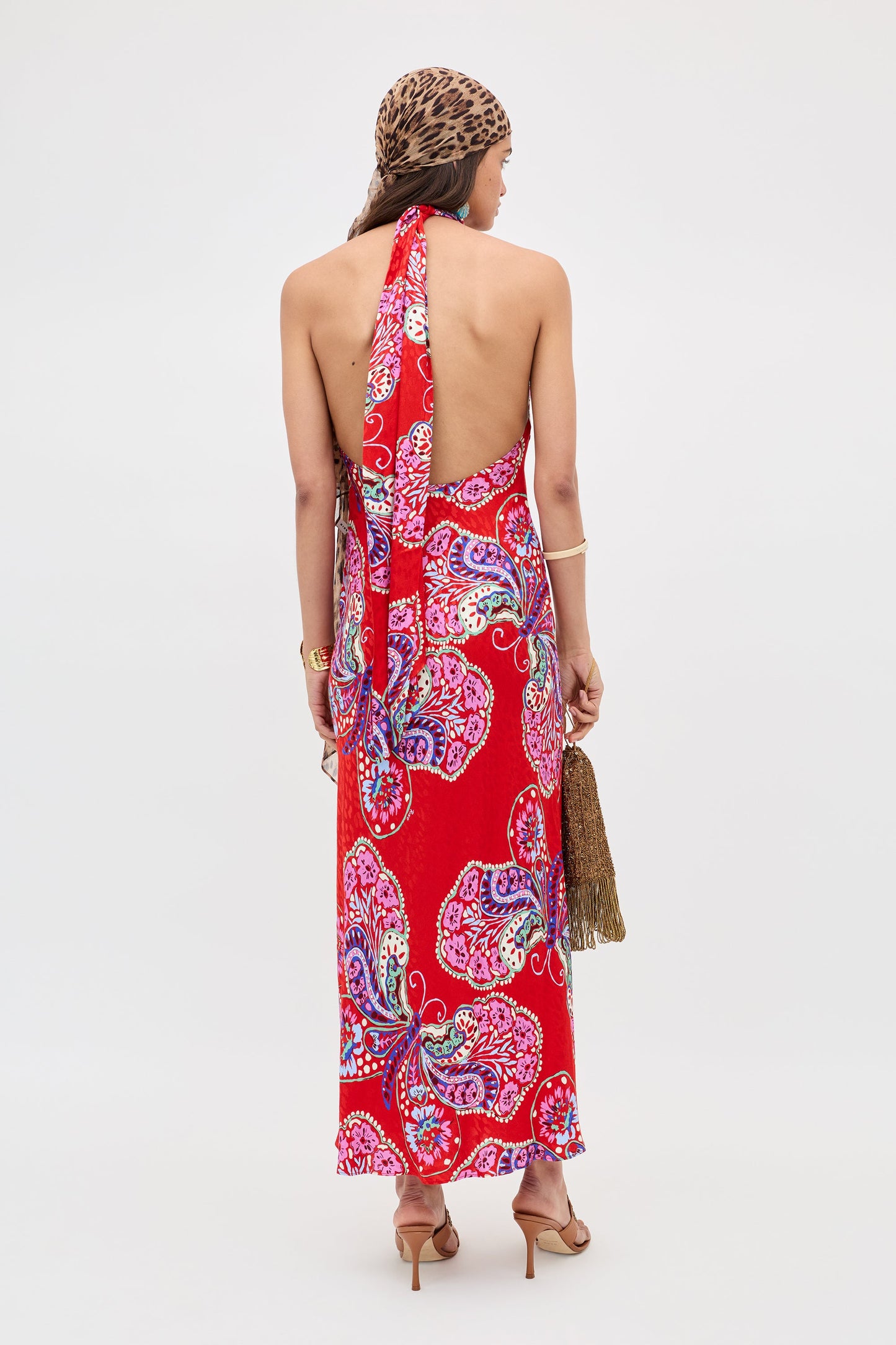 Maura - Butterfly Bloom Jacquard Red