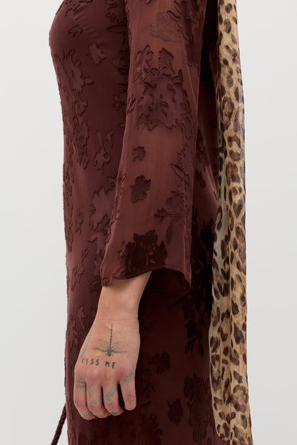 Noraya  -  Bouquet Devoré Brown