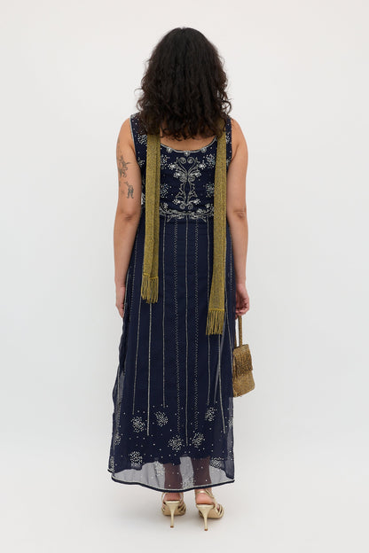 Silvanna - Tilda Embellishment Navy