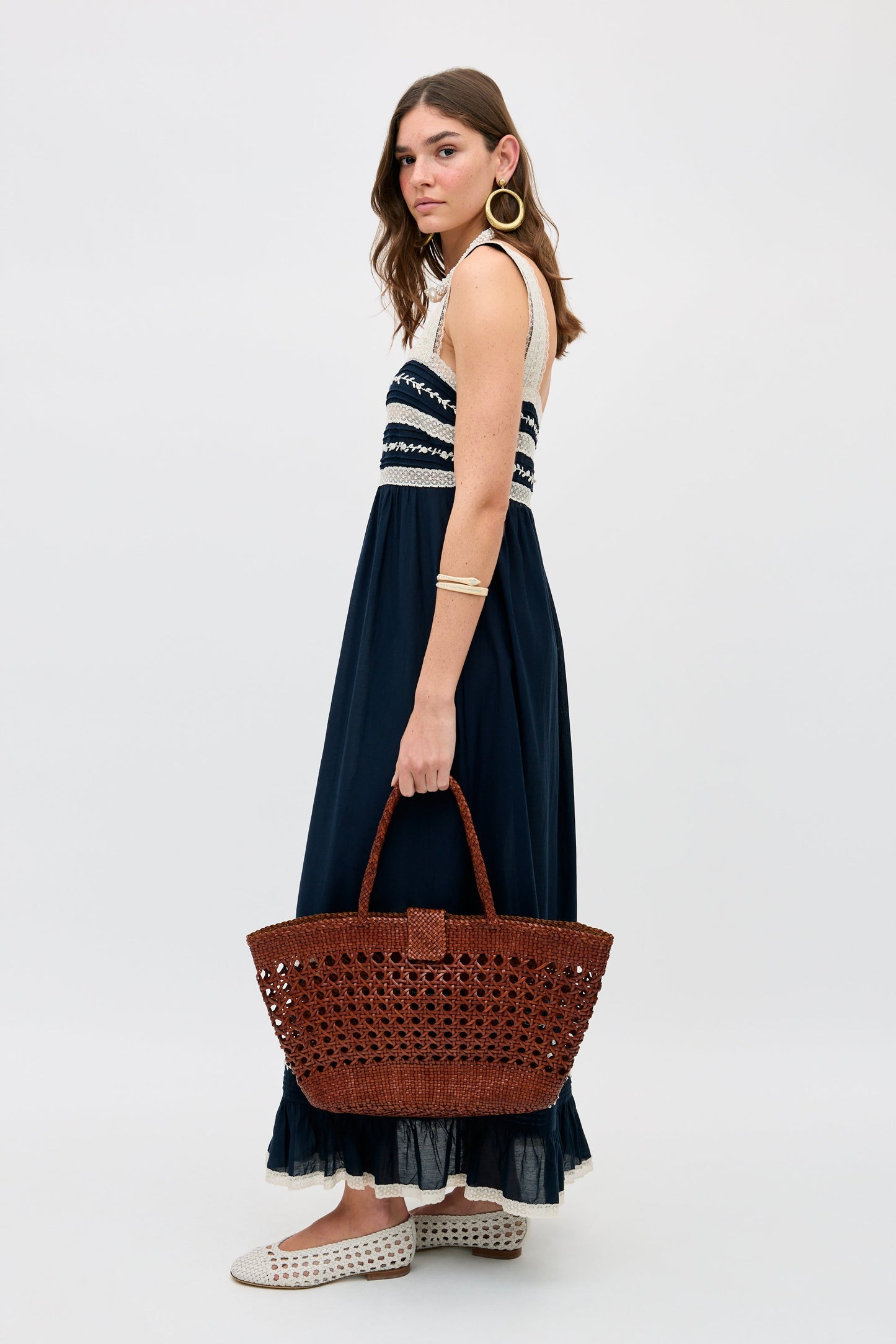 malie dress deep navy