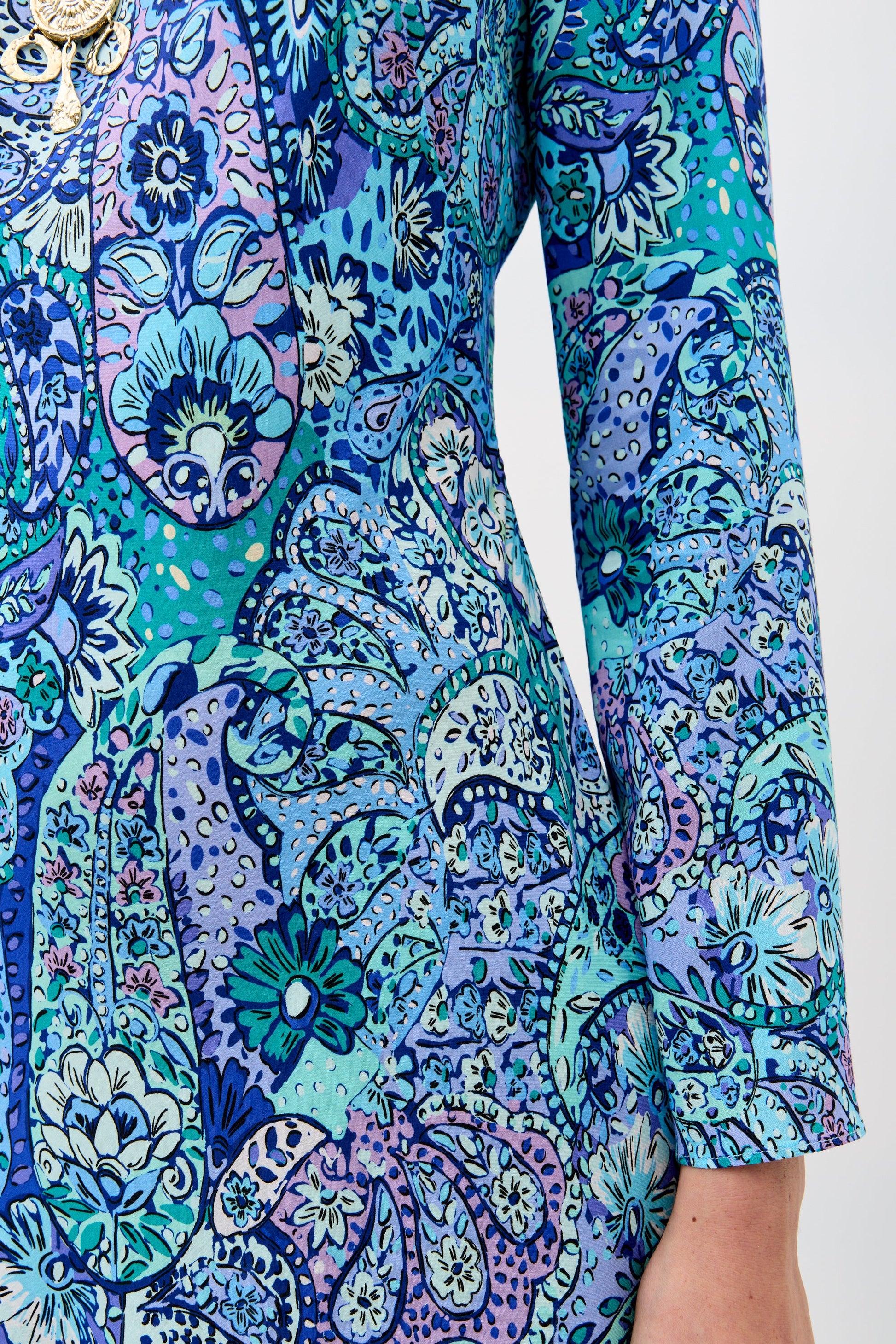 Dulce - Paisley Floral Blue
