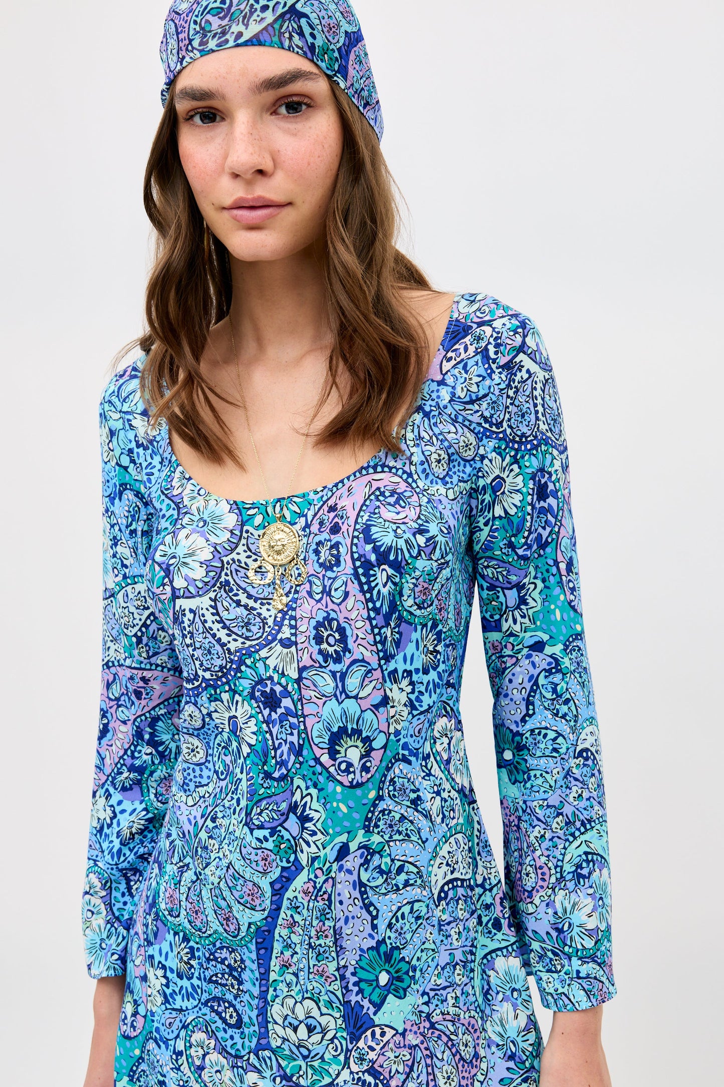 Dulce - Paisley Floral Blue
