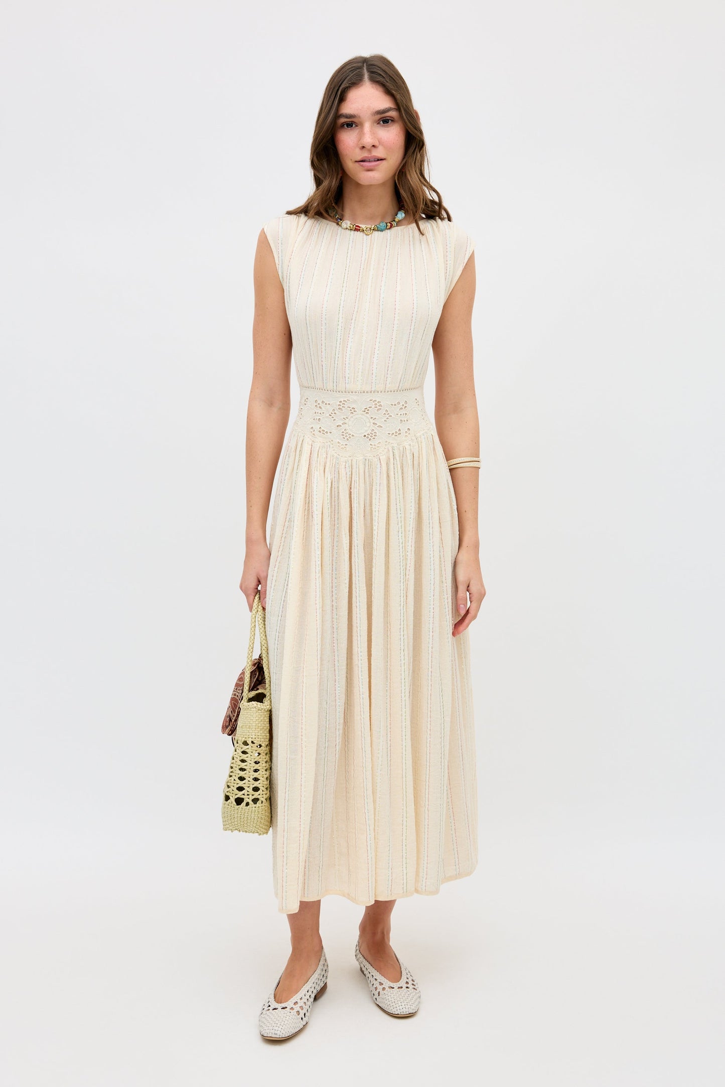 Alayah - Sienna Lace Embroidery Cream