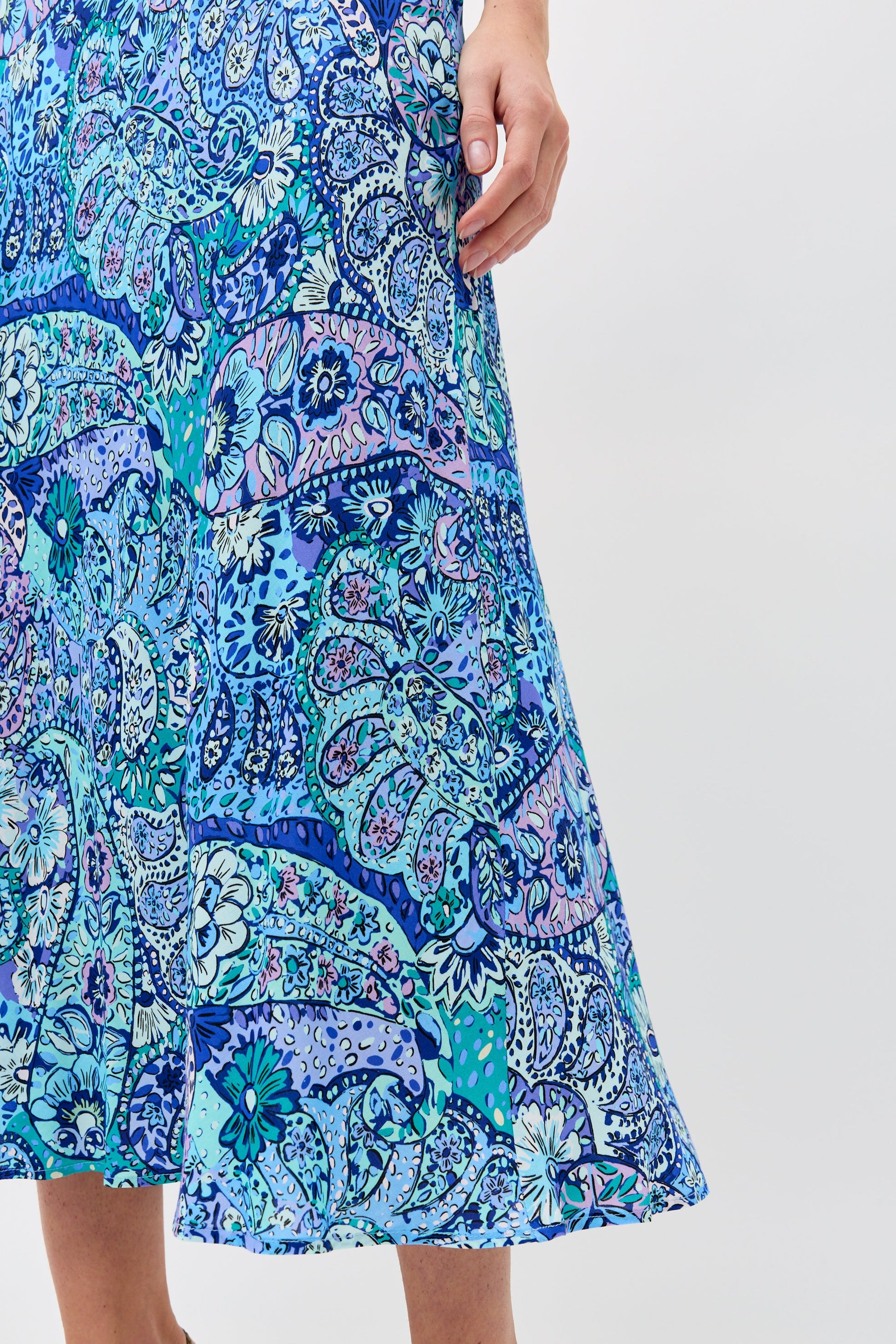 Kelly - Paisley Floral Blue