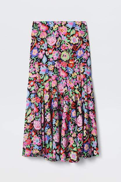 Libbie - Ikat Bloom Charcoal
