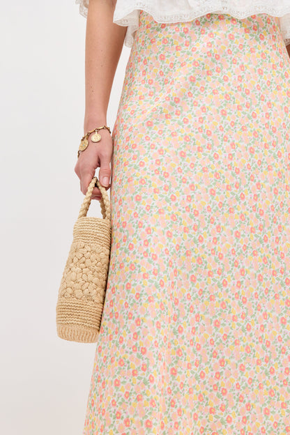 matilde skirt katie floral cream