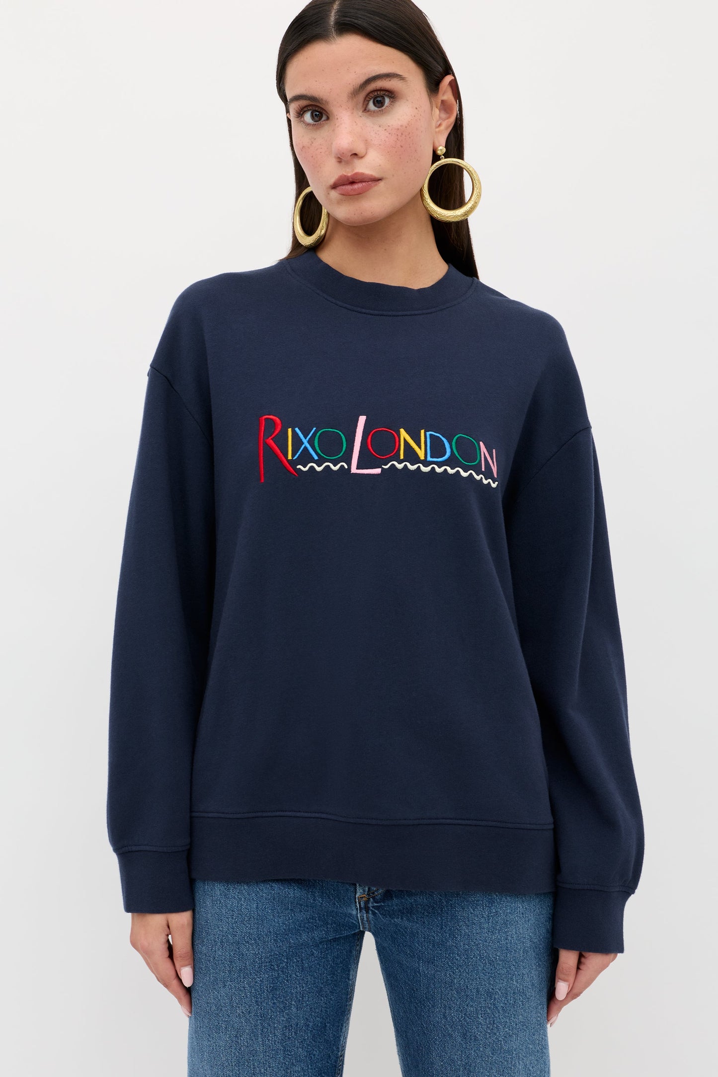 Blaze  -  London Embroidery Navy