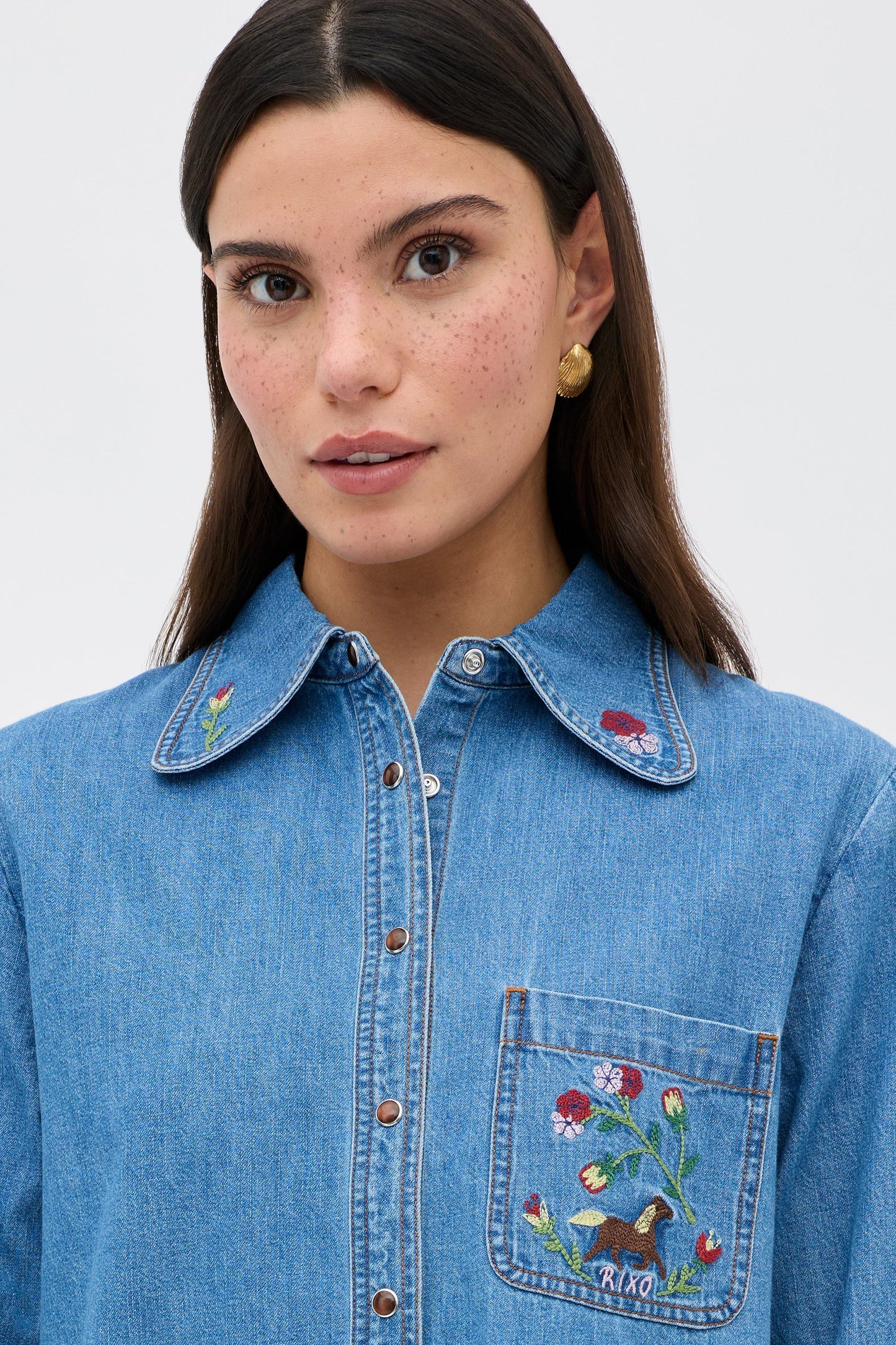 Edaline -  Sadie Embroidery Light Vintage