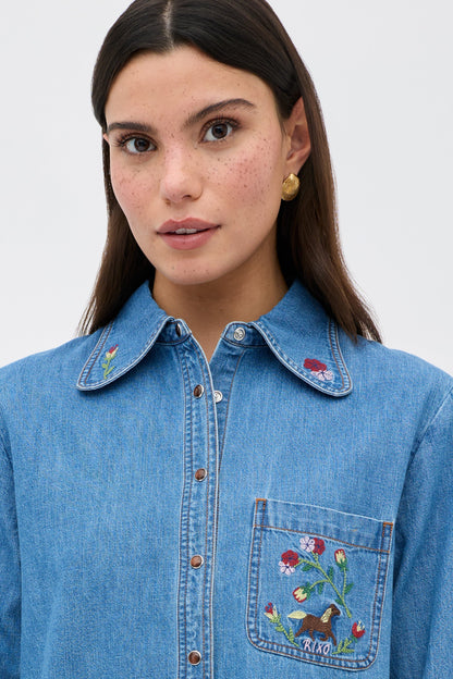 Edaline -  Sadie Embroidery Light Vintage