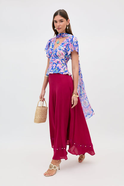 Rudy - Mirror Embellishment Magenta Pink