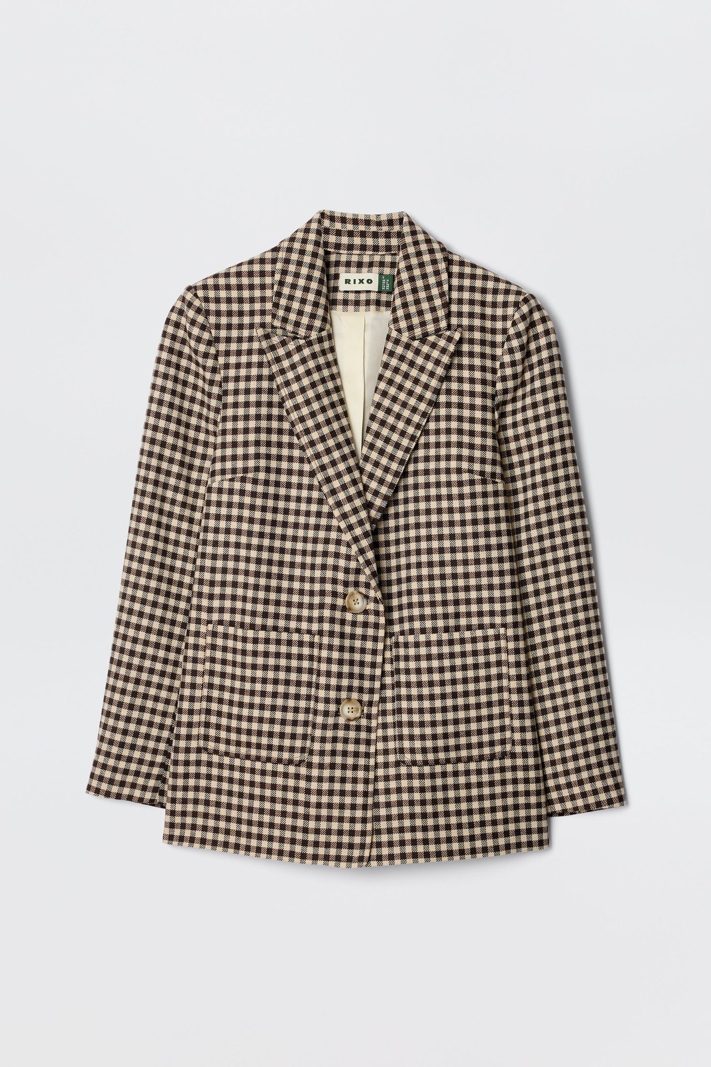 Xander  -  Italian Check Yarn Dyed Brown