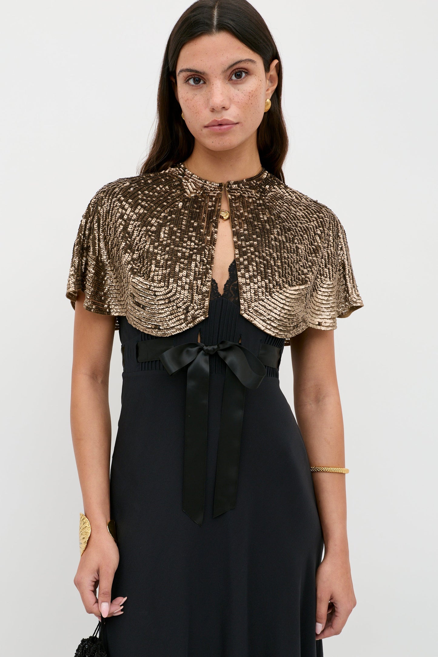 Evienne  -  Art Deco Embellishment Antique Gold