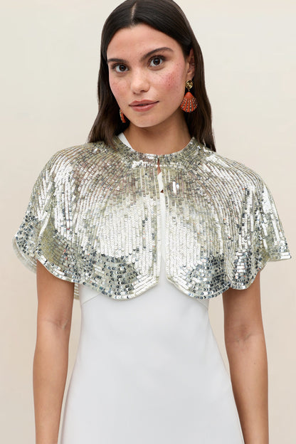 Evienne -  Art Deco Embellishment Pearl