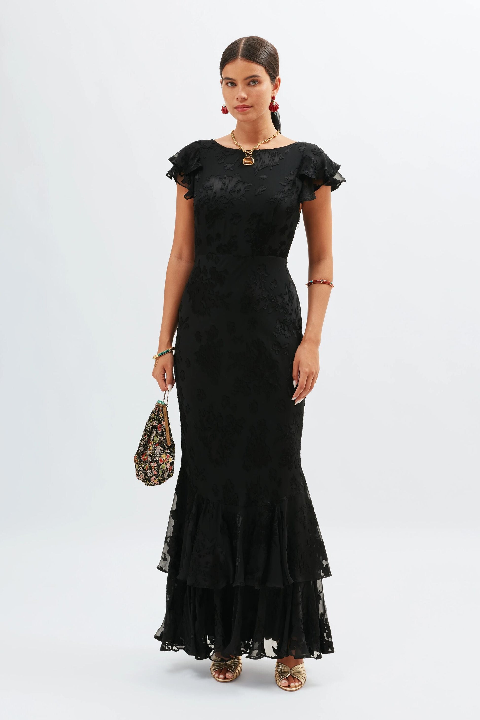 Ordinia  -  Bouquet Devore Black